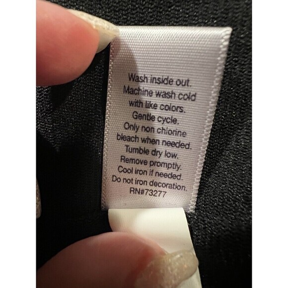 Jennifer Lopez JLo Womens Plus Black Lace Overlay Ponte Sheath Dress 18W - Picture 9 of 9